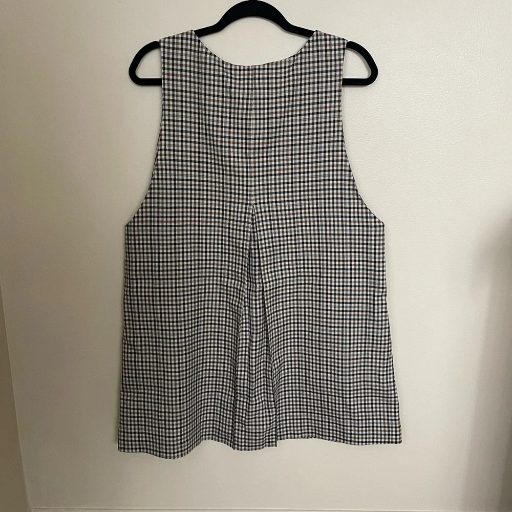 Zara Plaid Jumper Dress - Picture 5 of 5